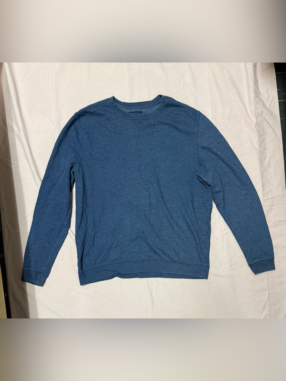 Saddlebred Heathered Navy Crewneck Sweater